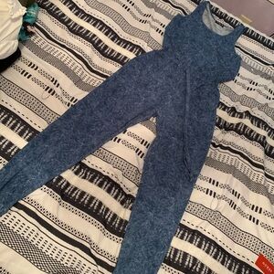 Denim jumpsuit (stretch cotton material)